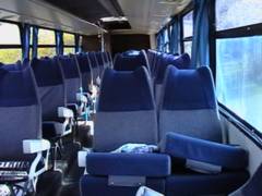 Inside coach before starting